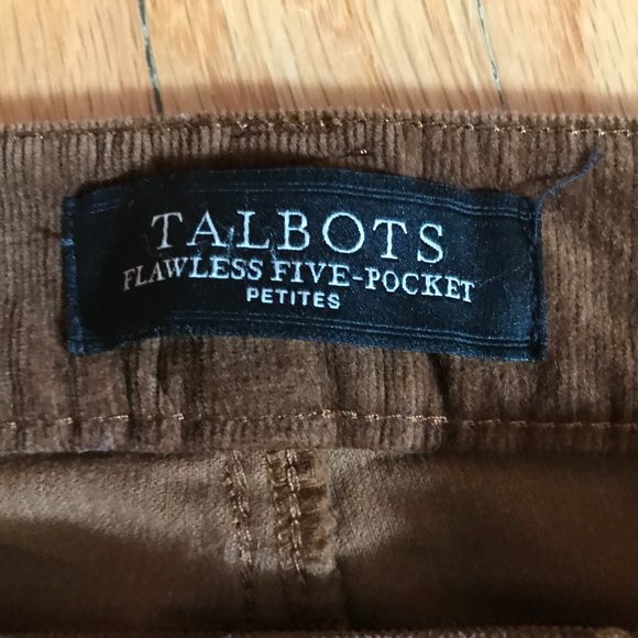 Brown corduroy flared pants - Talbot's - Picture 3 of 8